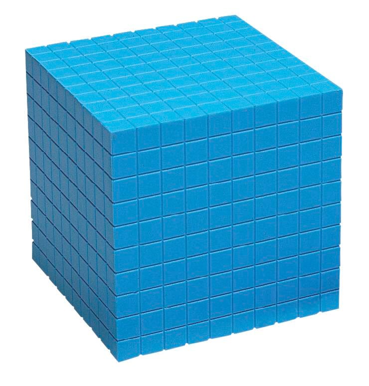 Achieve It! Base 10 Components Plastic Cube, Item Number 2105042